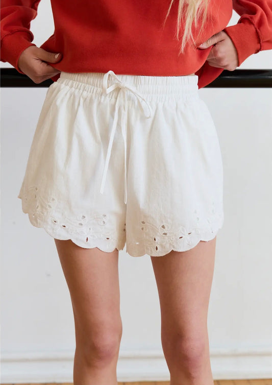 Eyelet Shorts