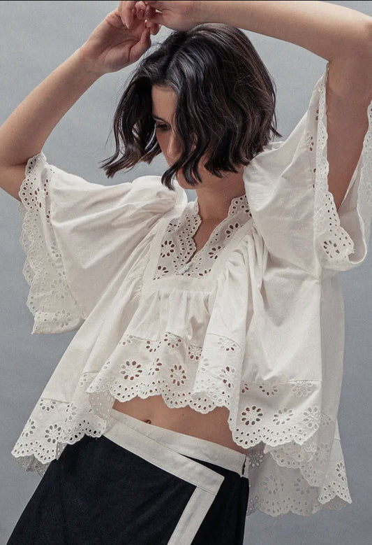 Chloe Eyelet Blouse