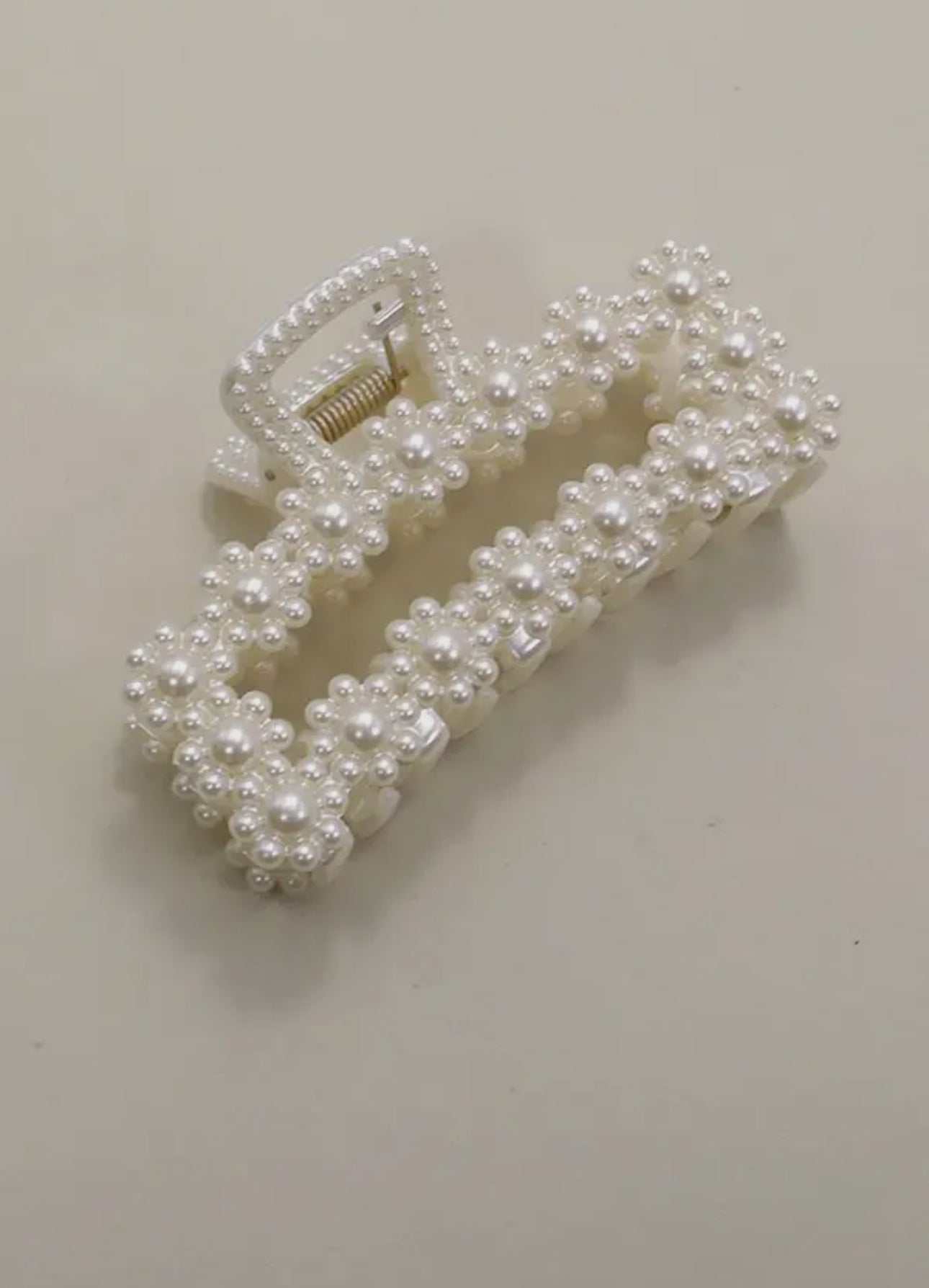Flower Pearl Hair Clip