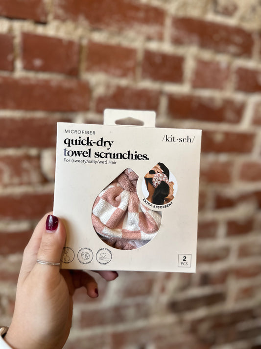 Microfiber Quick Dry Scrunchies