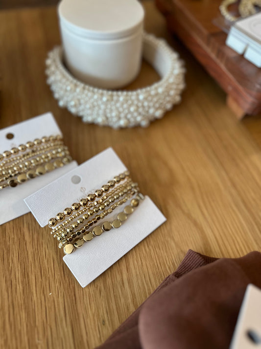 Muti Ball Chain Bead Bracelet