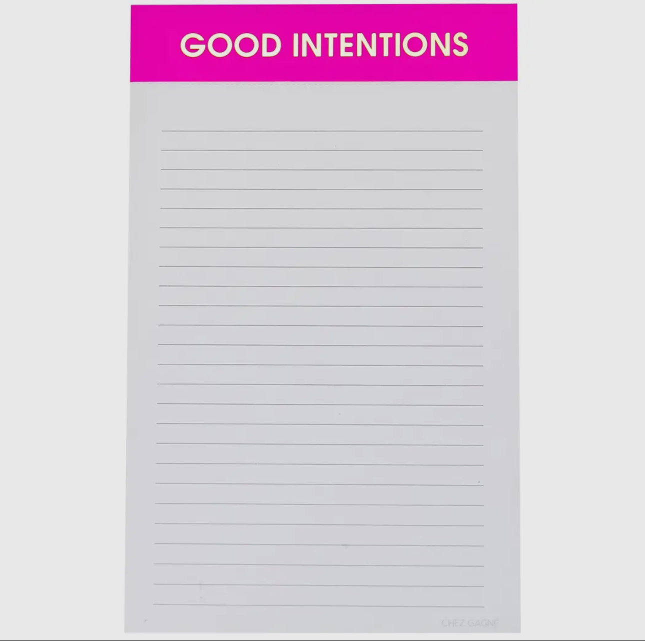 Good Intentions Notepad