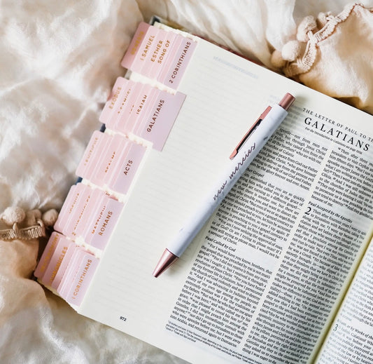 Blush Bible Tabs