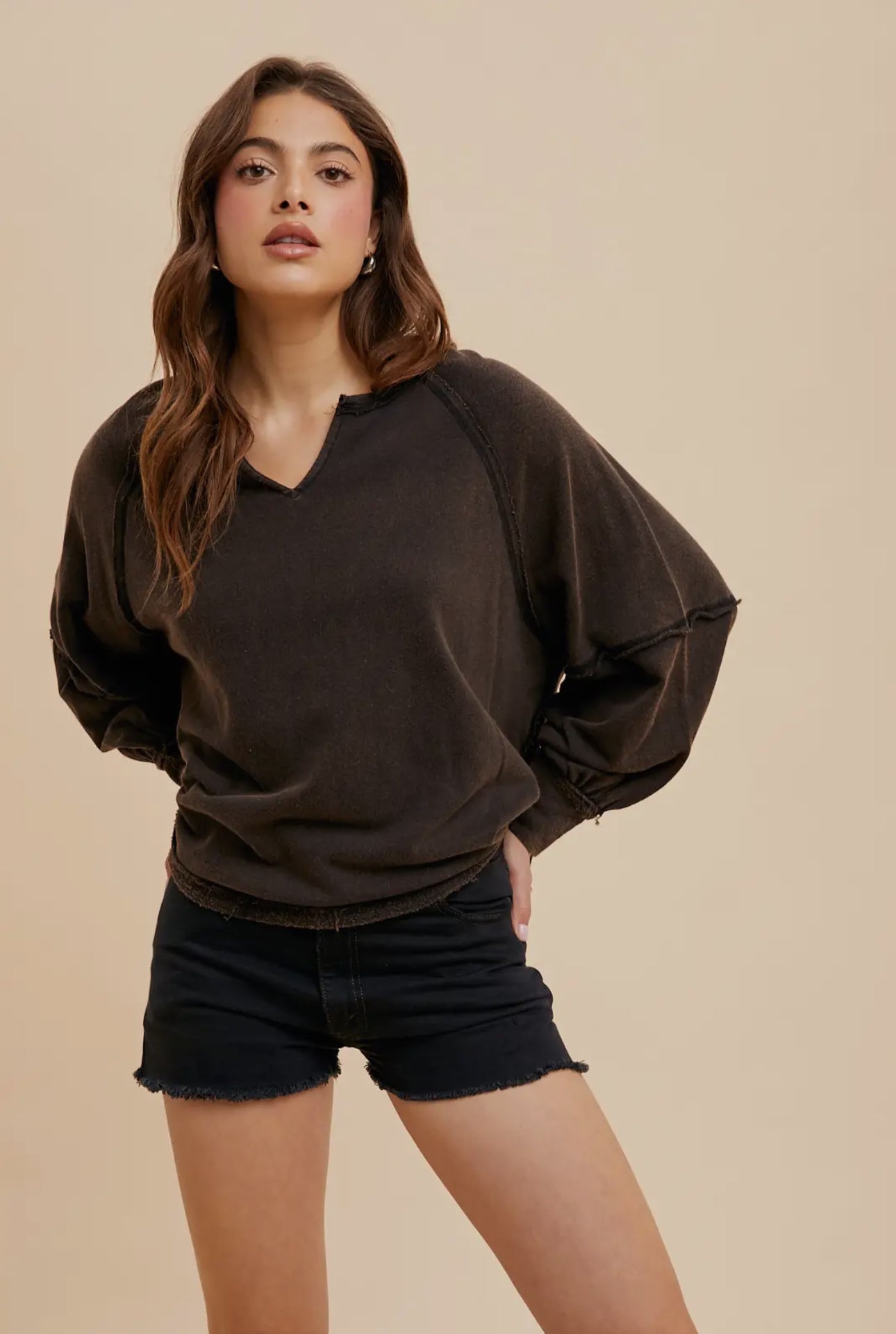 Lucy Mineral Washed Pullover