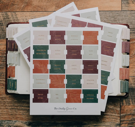 Jewel Tone Bible Tabs