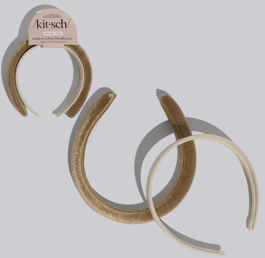 Cream & Camel Headbands