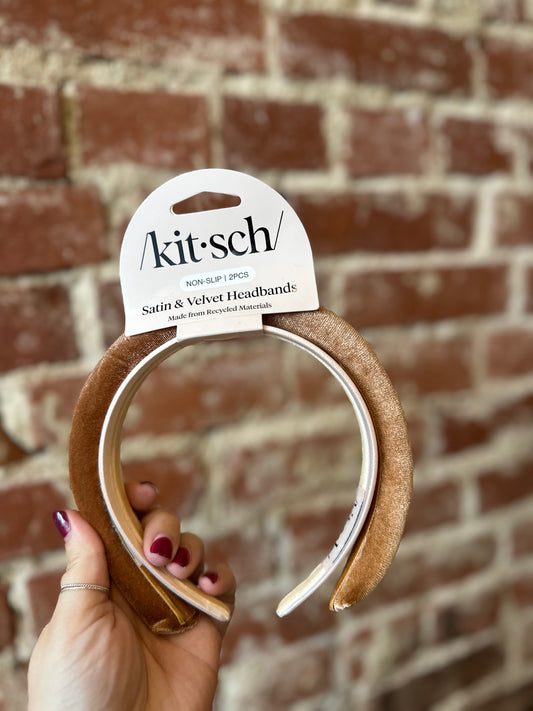 Cream & Camel Headbands