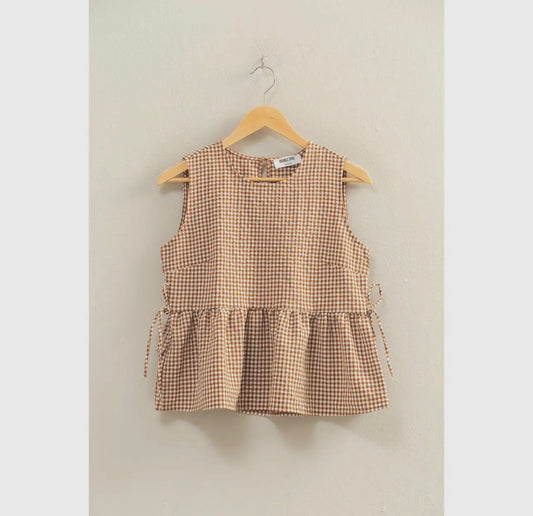 Sophie Gingham Top