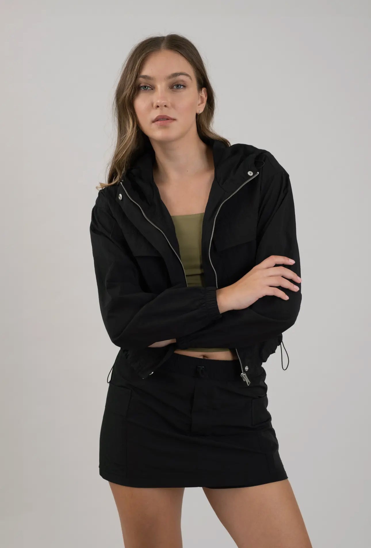 Hooded Windbreaker