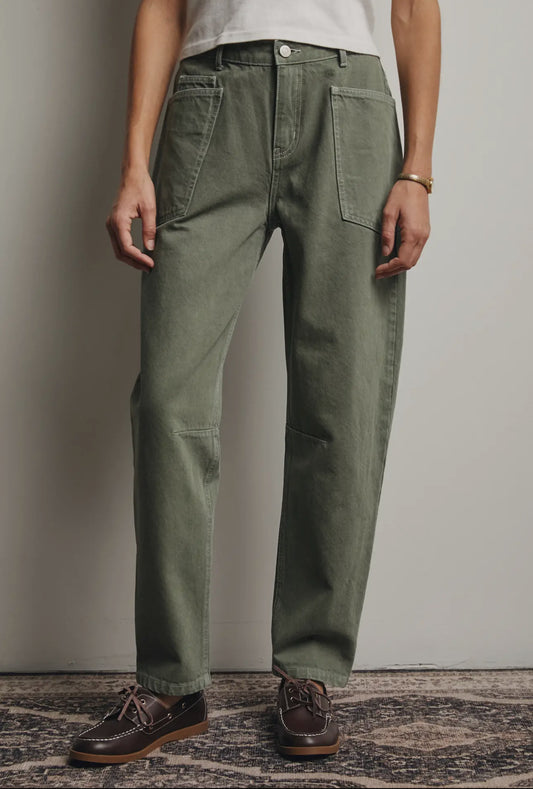 High Rise Utility Barrel Pants