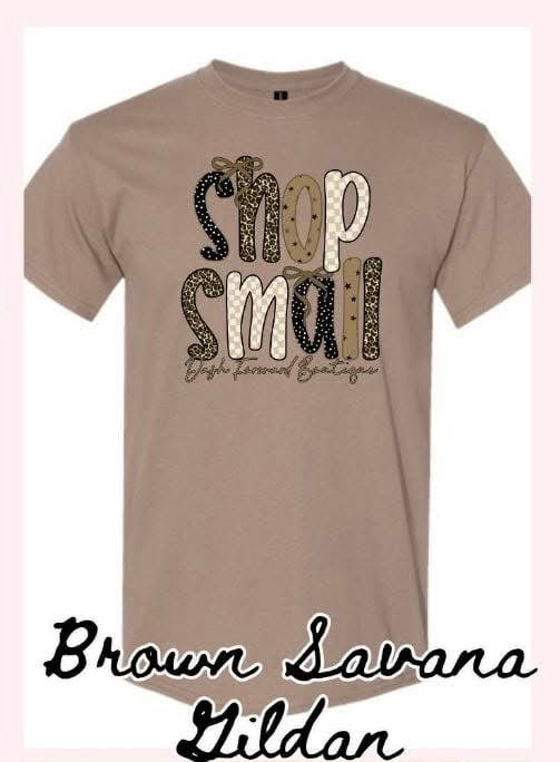 Custom Cheetah Brown Shop Small