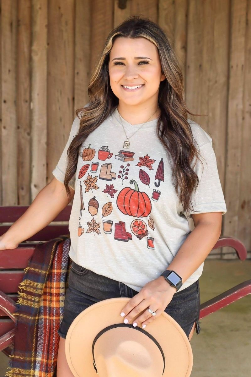 Fall Essentials Marble Tee