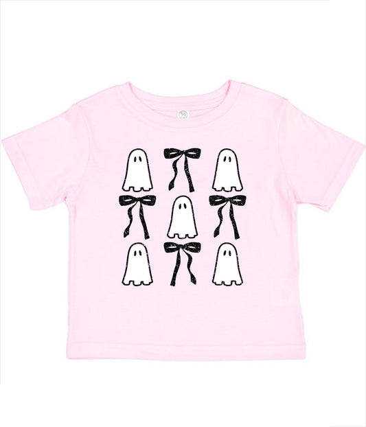 YOUTH Ghost Bow Trio Stack Double Puff-Glitter Tee