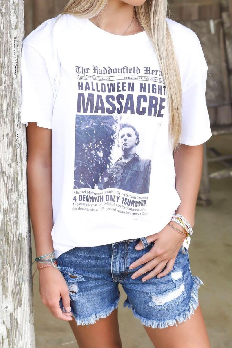 Michael Myers Halloween Massacre News Paper