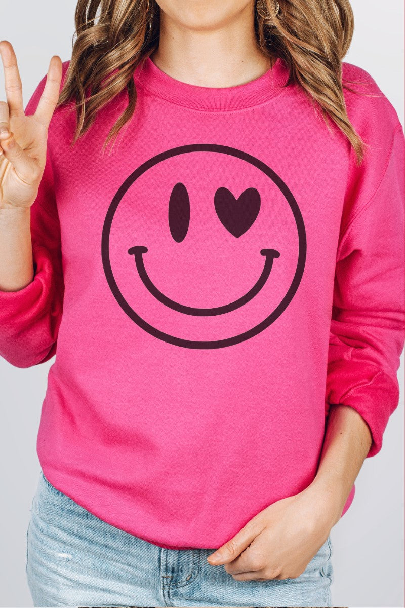 Heart Smiley Sweatshirt