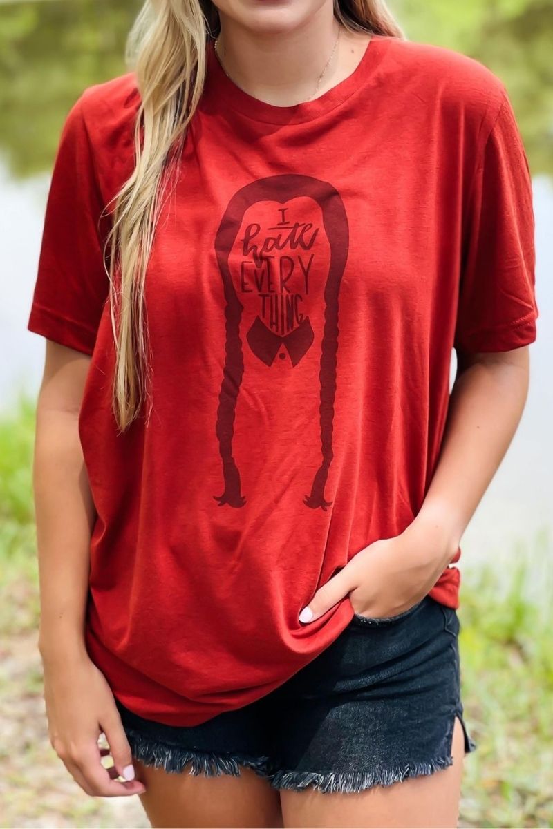 I Hate Everything Wednesday Addams