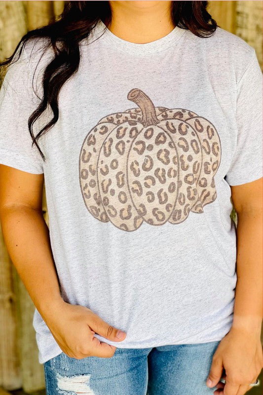 Leopard Pumpkin Solid Tee