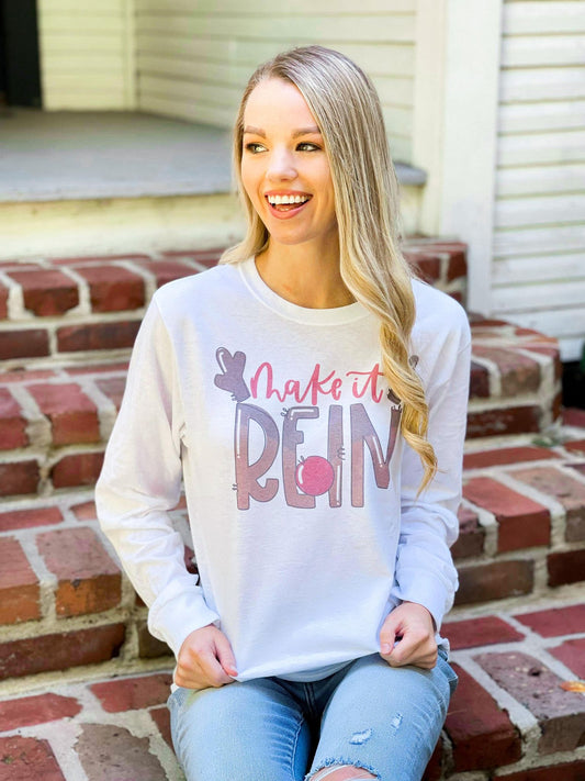 Make It Rein Reindeer Longsleeve