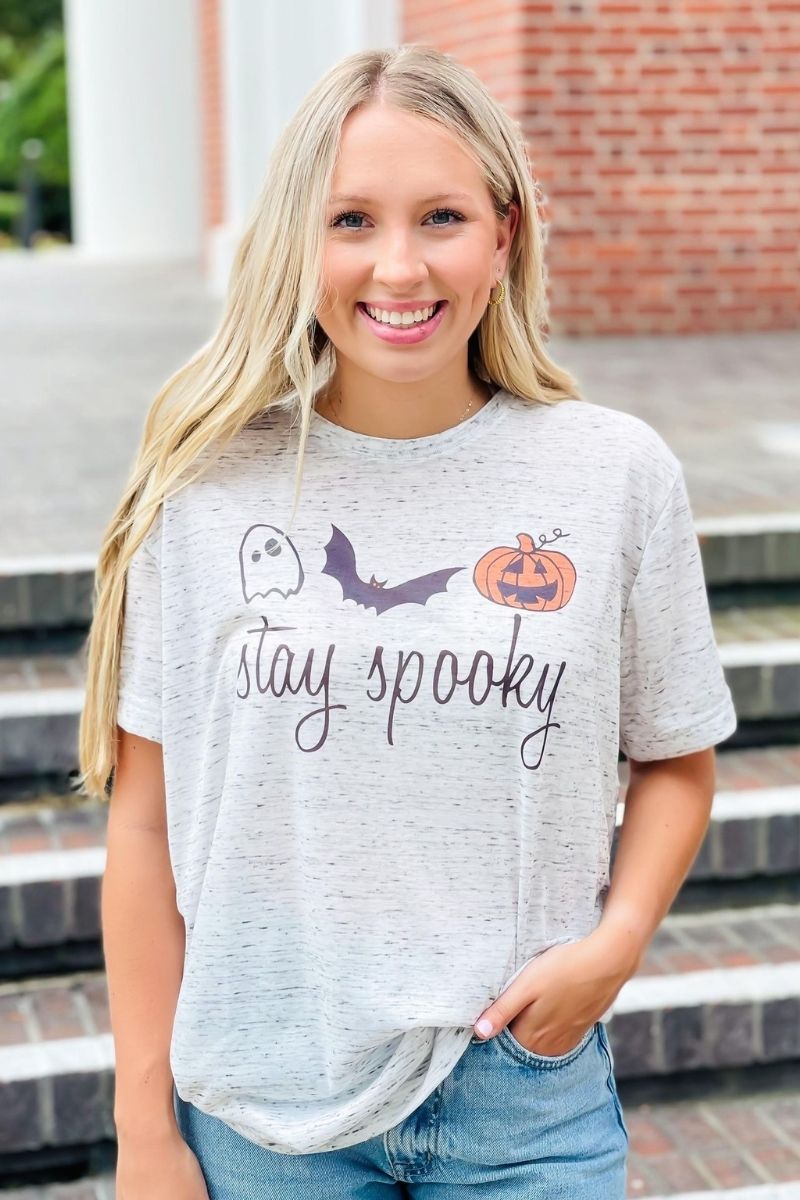 Stay Spooky Marble Tee
